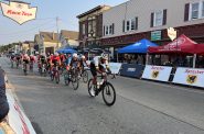 The men's professional race at the 2023 Bay View Classic. Photo by Jeramey Jannene.