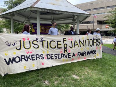 Janitors Union Prepares for Contract Fight