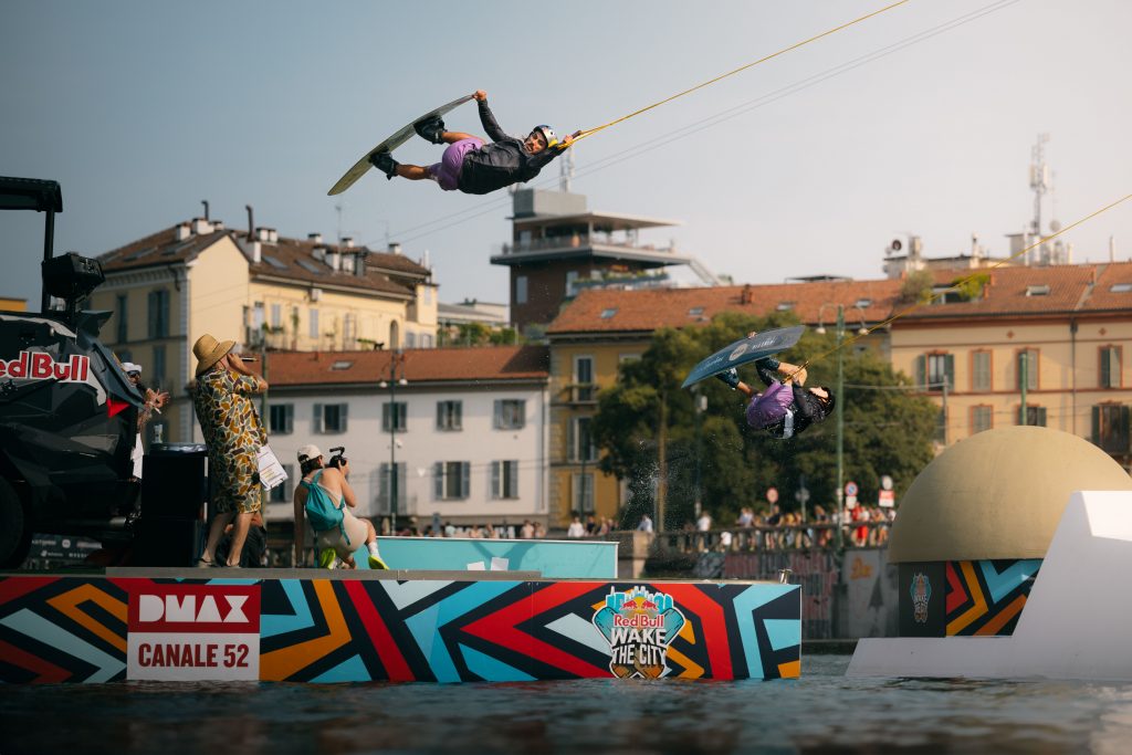 Red Bull Wake the City's inaugural event in Milan, Italy. Photo courtesy of Red Bull.