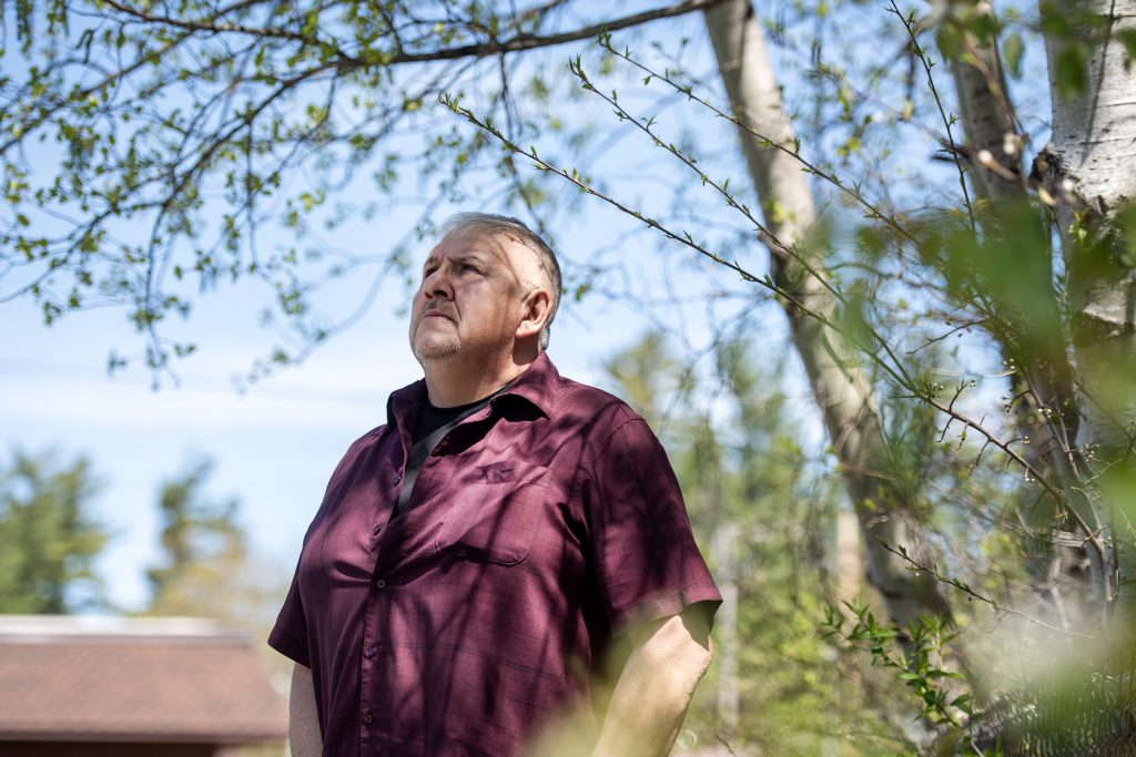 Lac du Flambeau Tribal President John Johnson on Tuesday, May 14, 2024, in Lac Du Flambeau, Wis. Angela Major/WPR