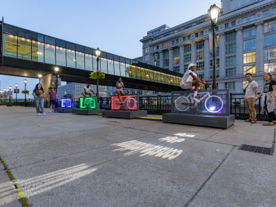 Pedal-powered art brings fresh sights and sounds to Milwaukee’s RiverWalk