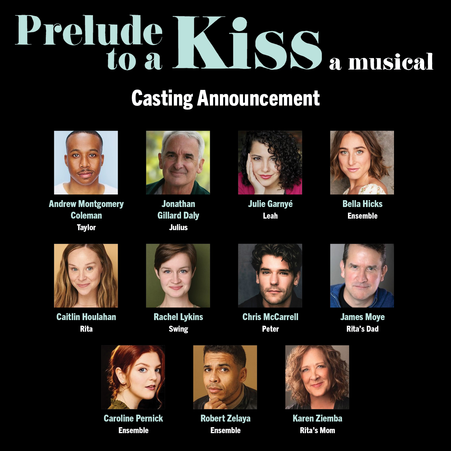 Cast and Creative Team Announced for Milwaukee Repertory Theater’s World Premiere Prelude to a Kiss a musical