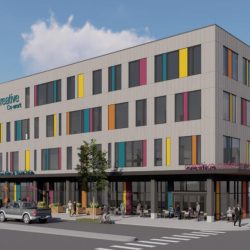Bronzeville Creative Arts & Tech Hub. Rendering by Engberg Anderson.