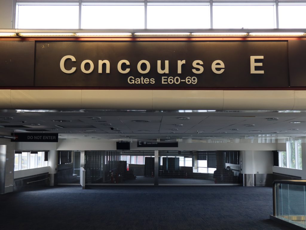 Concourse E. Photo taken Aug. 30, 2024 by Graham Kilmer.