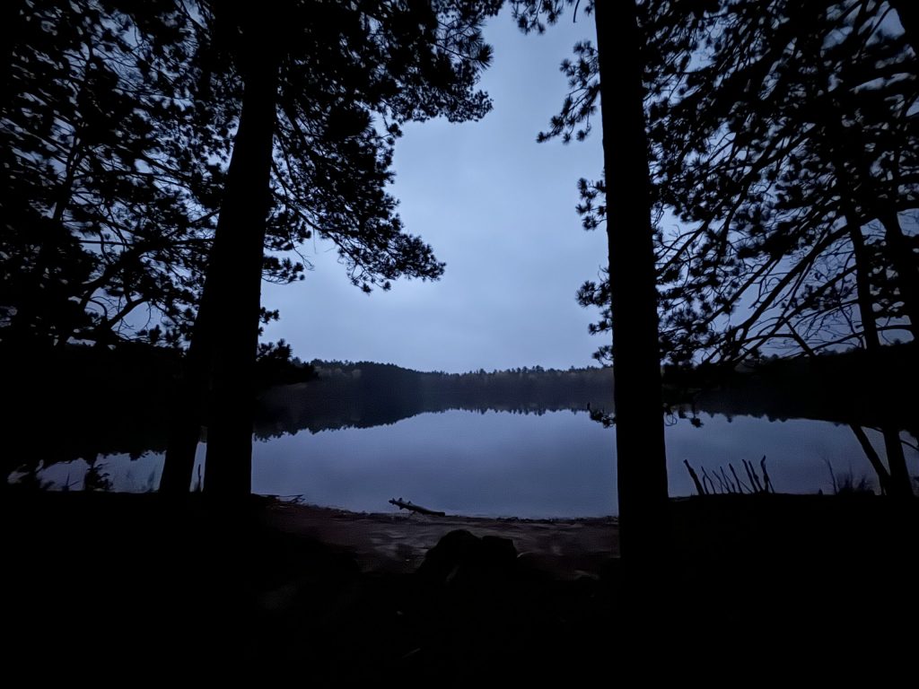 A campsite at Northern Highland-American Legion State Forest. Evan Casey/WPR