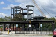 Milwaukee Airport Rail Station construction. Photo by Jeramey Jannene.