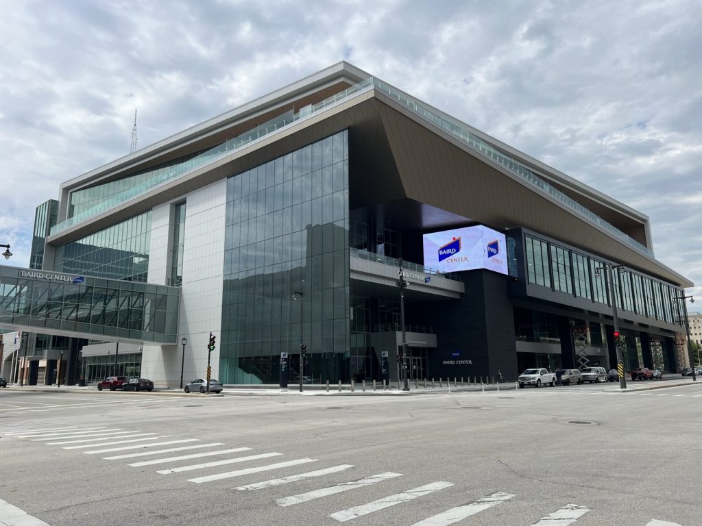 The Baird Center in May 2024. Photo by Jeramey Jannene.