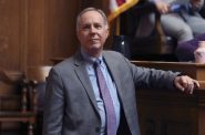 Assembly Speaker Robin Vos stands at the state capitol in 2020. File photo by Coburn Dukehart/Wisconsin Watch.