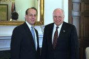 Principal Deputy Solicitor General of the United States Paul D. Clement with Vice President Dick Cheney. Photo taken 3/14/2003. (Public Domain)