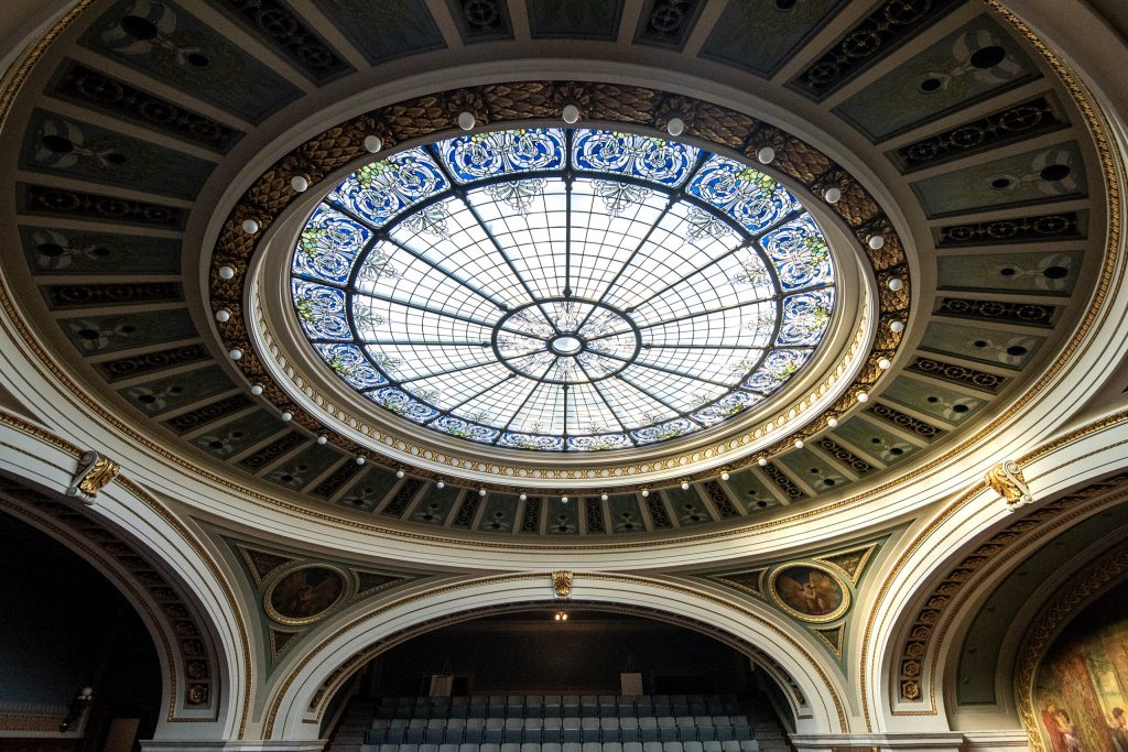 The rotunda in the Wisconsin State Assembly on Thursday, Dec. 14, 2023, at the Wisconsin State Capitol in Madison, Wis. Angela Major/WPR