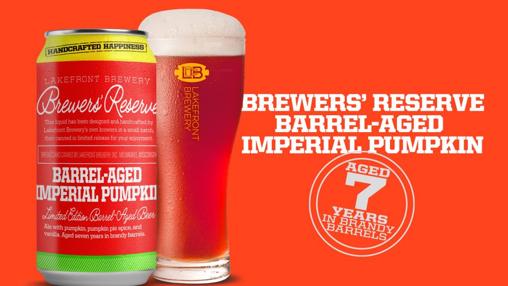 Imperial Pumpkin Ale. Image courtesy of Lakefront Brewery.