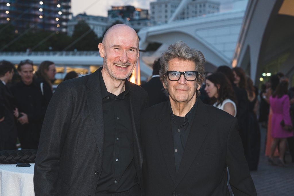 Photo of Colin Hunt and Robert Longo by Front Room Studios courtesy of the Milwaukee Art Museum