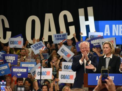 Tim Walz Stumps in Superior Saturday