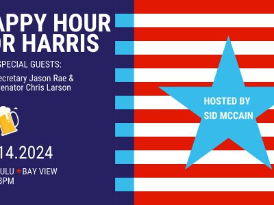 Sid McCain Hosts “Happy Hour for Harris” at Café Lulu in Bay View