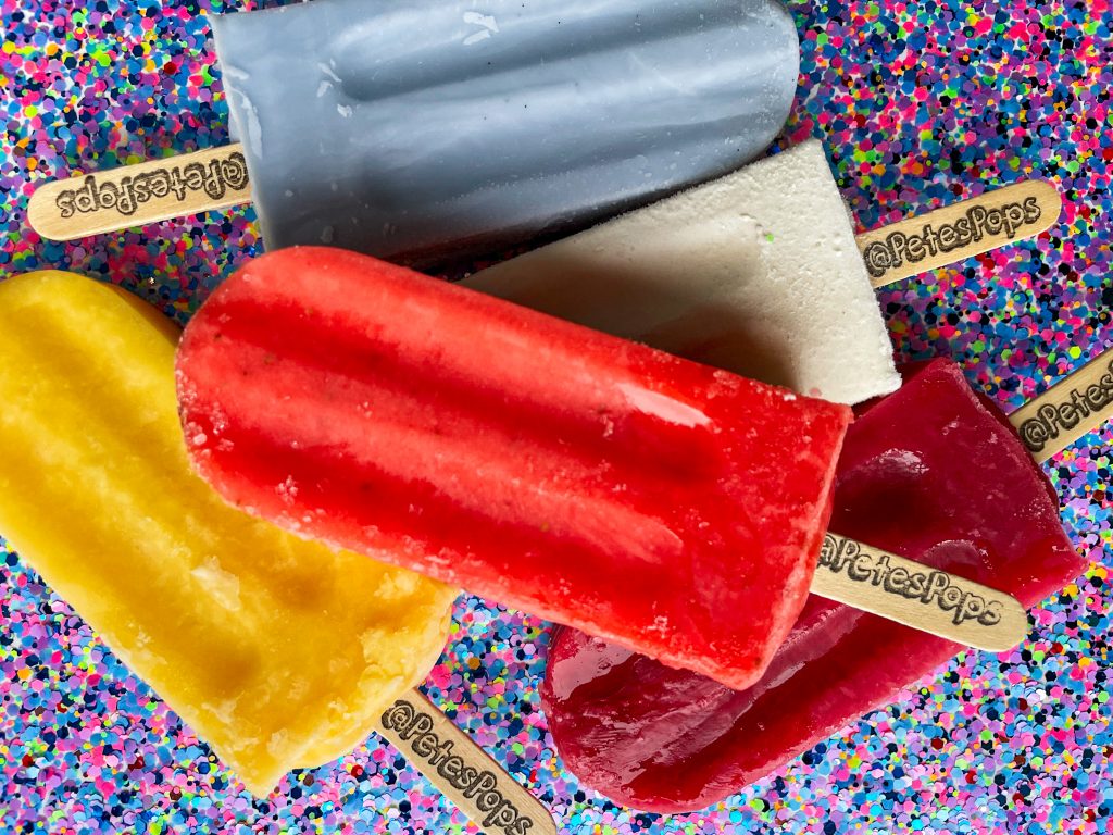 Assorted popsicles from Pete's Pops. Photo courtesy of Ian Robinson.