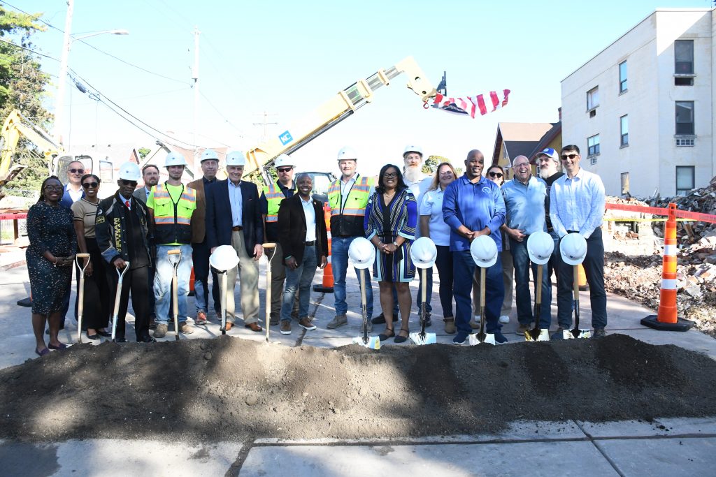 Center for Veterans Issues expansion groundbreaking. Photo by Jeramey Jannene.