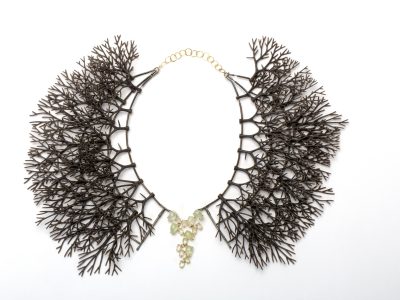 A new exhibition showcasing jewelry made from non-precious materials opens at Racine Art Museum