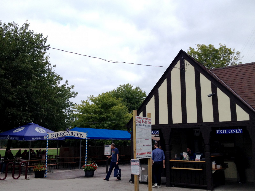 Estabrook Park Beer Garden. Photo taken August 26th, 2015 by Joey Grihalva.