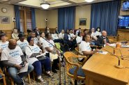 Alice Pugh testifies at Finance & Personnel Committee. Photo by Jeramey Jannene.