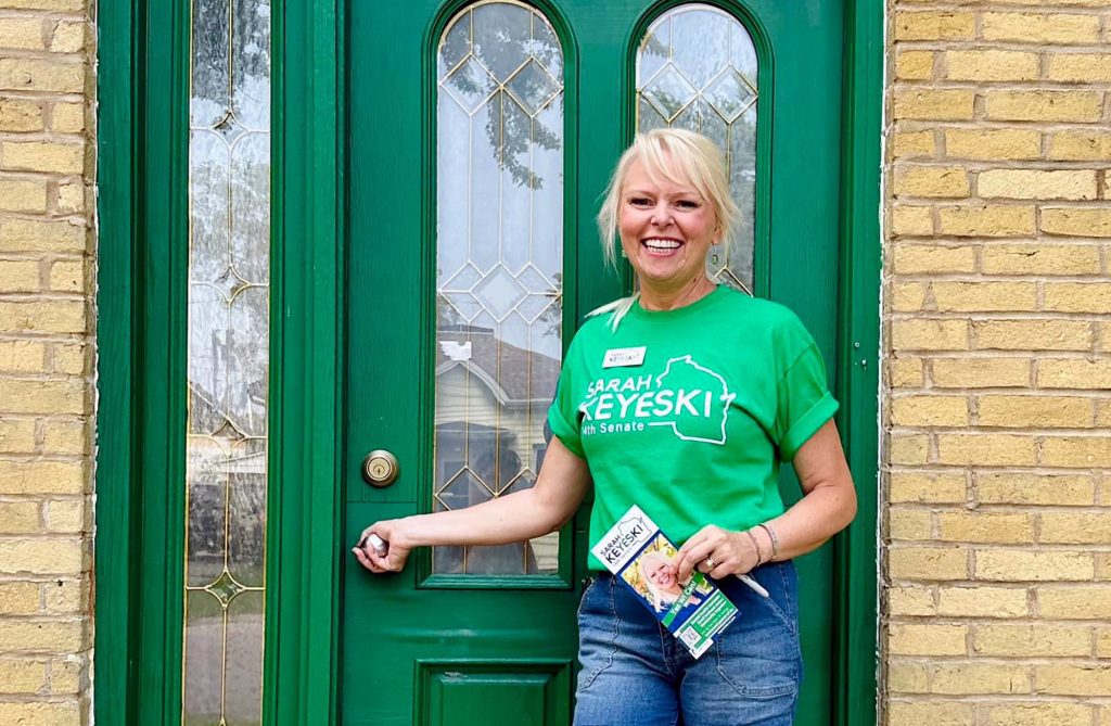 Democrat Sarah Keyeski is running for Wisconsin’s 14th state Senate District. Photo courtesy of Keyeski campaign.