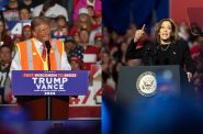 Former President Donald Trump and VP Kamala Harris both held rallies in Wisconsin on Oct. 30, 2024. Joe Schulz/Angela Major/WPR