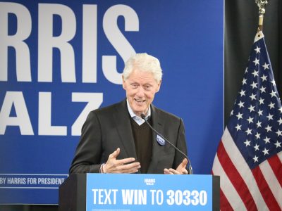 Bill Clinton Attempts To Rally Harris Voters in Milwaukee Appearance