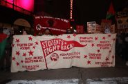 Protesters march in Milwaukee after the 2024 presidential election. (Photo | Isiah Holmes)