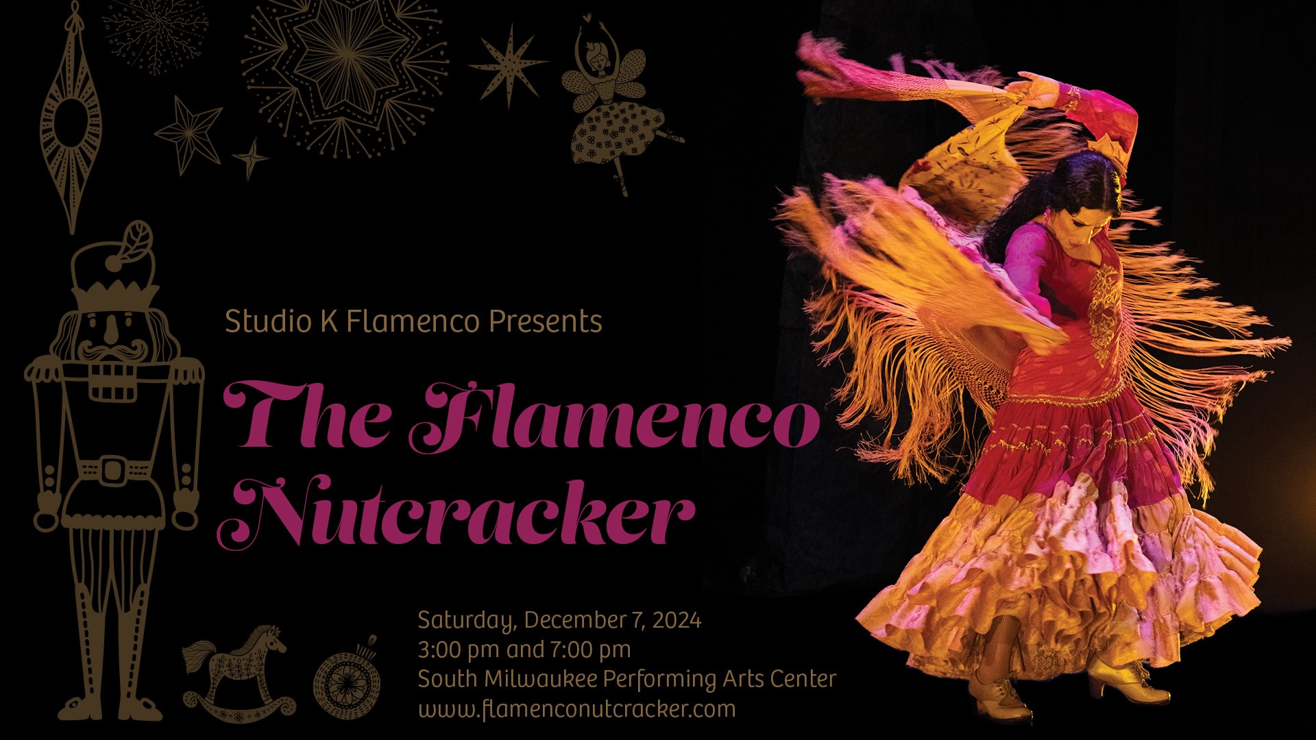 Flamenco Nutcracker. Image courtesy of Studio K Flamenco.