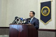 Wisconsin Attorney General Josh Kaul said Friday that the Department of Justice is prepared to “defend” the rights of Wisconsinites. (Baylor Spears | Wisconsin Examiner)