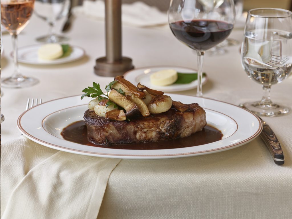 28-day Dry-aged Bone-in Prime Ribeye. Photo courtesy of The Bartolotta Restaurants.