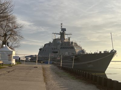 USS Beloit Docks at Milwaukee Lakefront