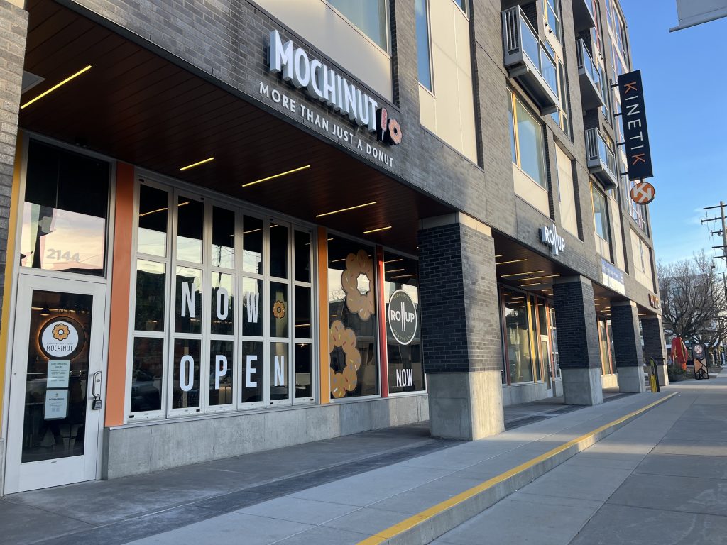 Site of Mochinut and Roll Up, which occupy a shared space at 2144 S. Kinnickinnic Ave. Photo taken Jan. 4, 2025 by Sophie Bolich.