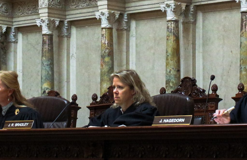 Wisconsin Supreme Court Justice Rebecca Bradley. (Henry Redman | Wisconsin Examiner)