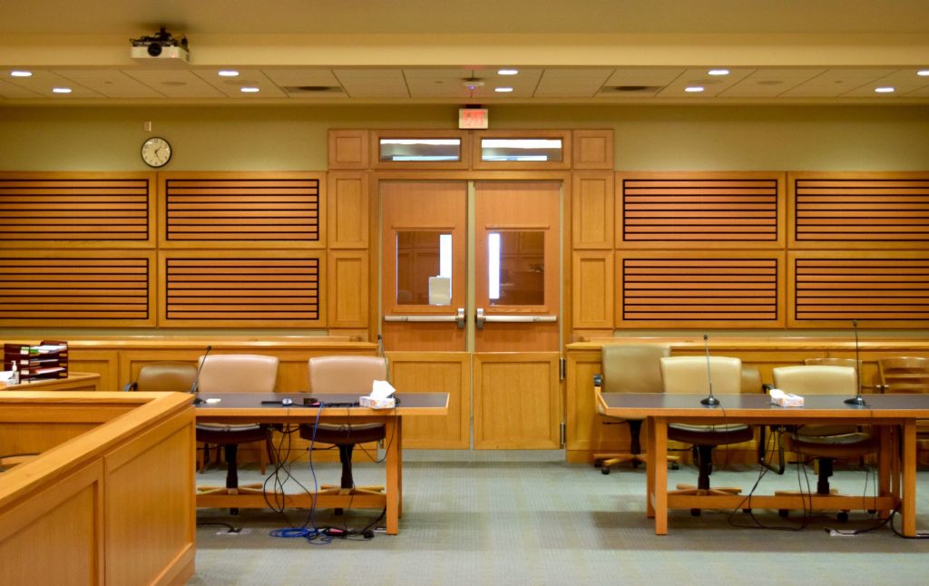 A Dane County courtroom. Michelle Johnson/WPR