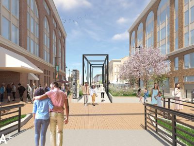 New Plaza, Protected Bike Lanes, Street Reconstructions Proposed