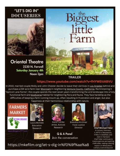 The Biggest Little Farm flyer. I,age courtesy of Laura Michele.