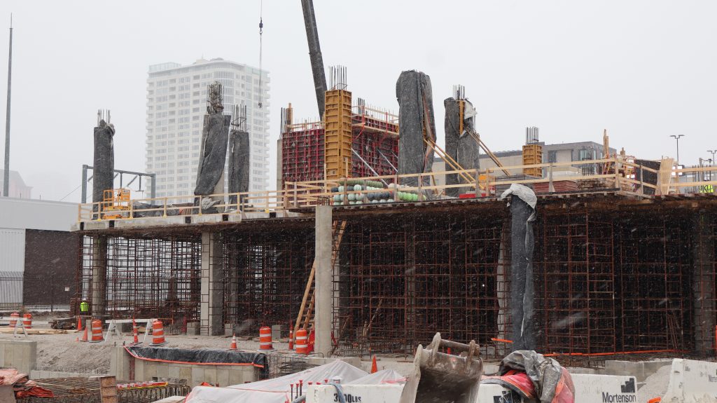 Milwaukee Public Museum future museum construction. Photo taken Dec. 19, 2024 by Graham Kilmer.