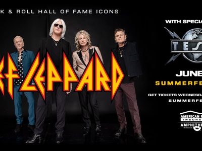 Def Leppard with special guest Tesla to Headline Summerfest 2025 Thursday, June 19 at American Family Insurance Amphitheater