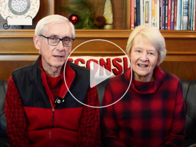 Gov. Evers, First Lady Celebrate Christmas in Wisconsin