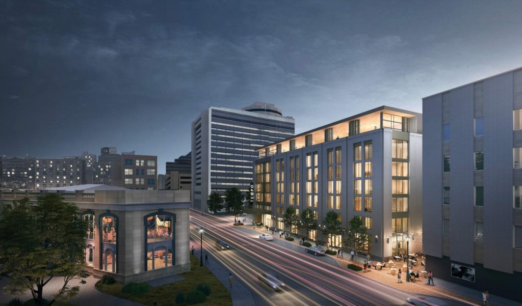 Tempo by Hilton Milwaukee hotel. Rendering by Kahler Slater Architects.