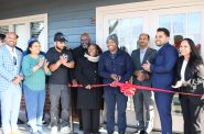 IVR Bar owners and employees gathered with elected officials to celebrate the restaurant's official opening. Photo taken Jan. 2, 2024 by Sophie Bolich.