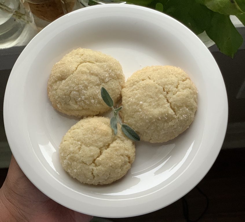 Sage sugar cookies. Photo courtesy of Ashlee Bishop.