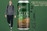 Green Light release party flyer. Photo courtesy of Broken Bat Brewing.