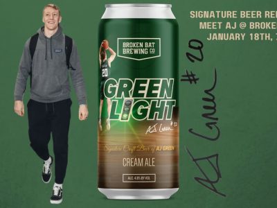 Now Serving: AJ Green and Broken Bat Partner For Beer Release