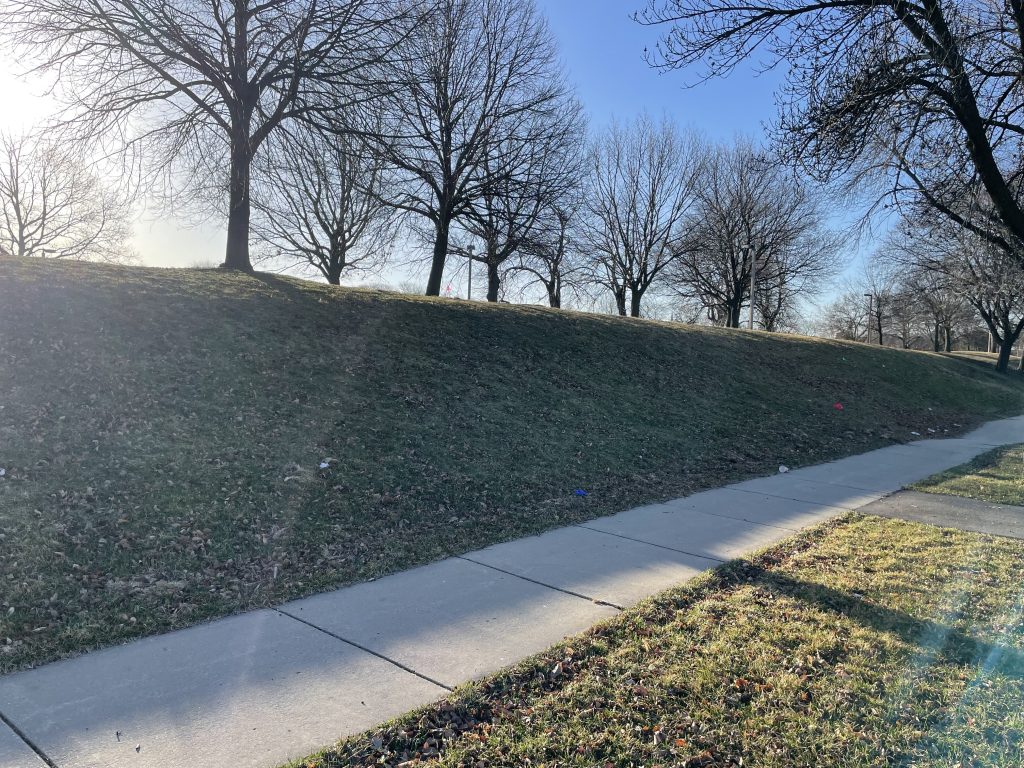 King Park Berm. Photo by Milwaukee County Parks. 