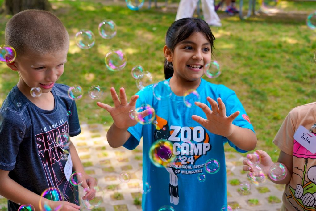 Summer Camp 2024. Photo courtesy of the Zoological Society of Milwaukee.