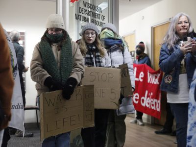 Activists Occupy Wisconsin DNR Offices to Protest Enbridge Oil Pipeline Permit