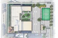 29th Street pedestrian plaza plan. Image from JSD.