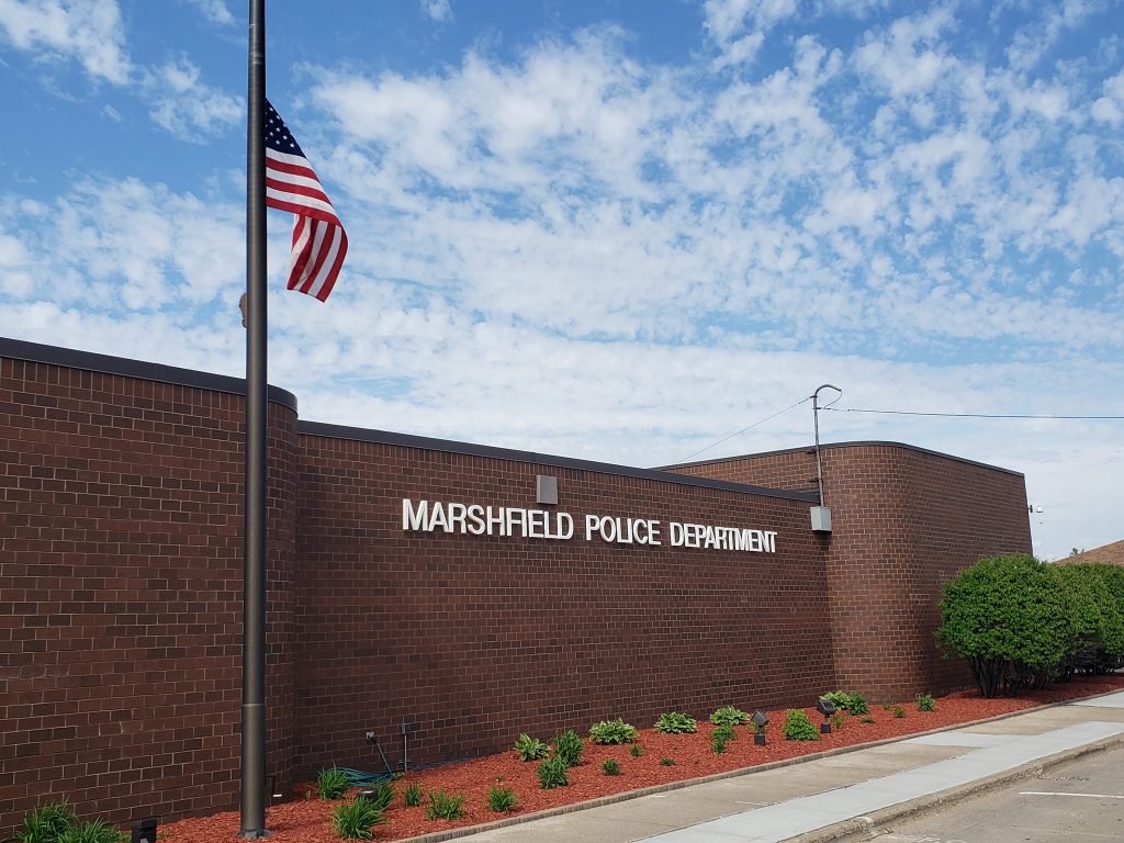 Marshfield Police Department. Photo courtesy of the Marshfield Police Department