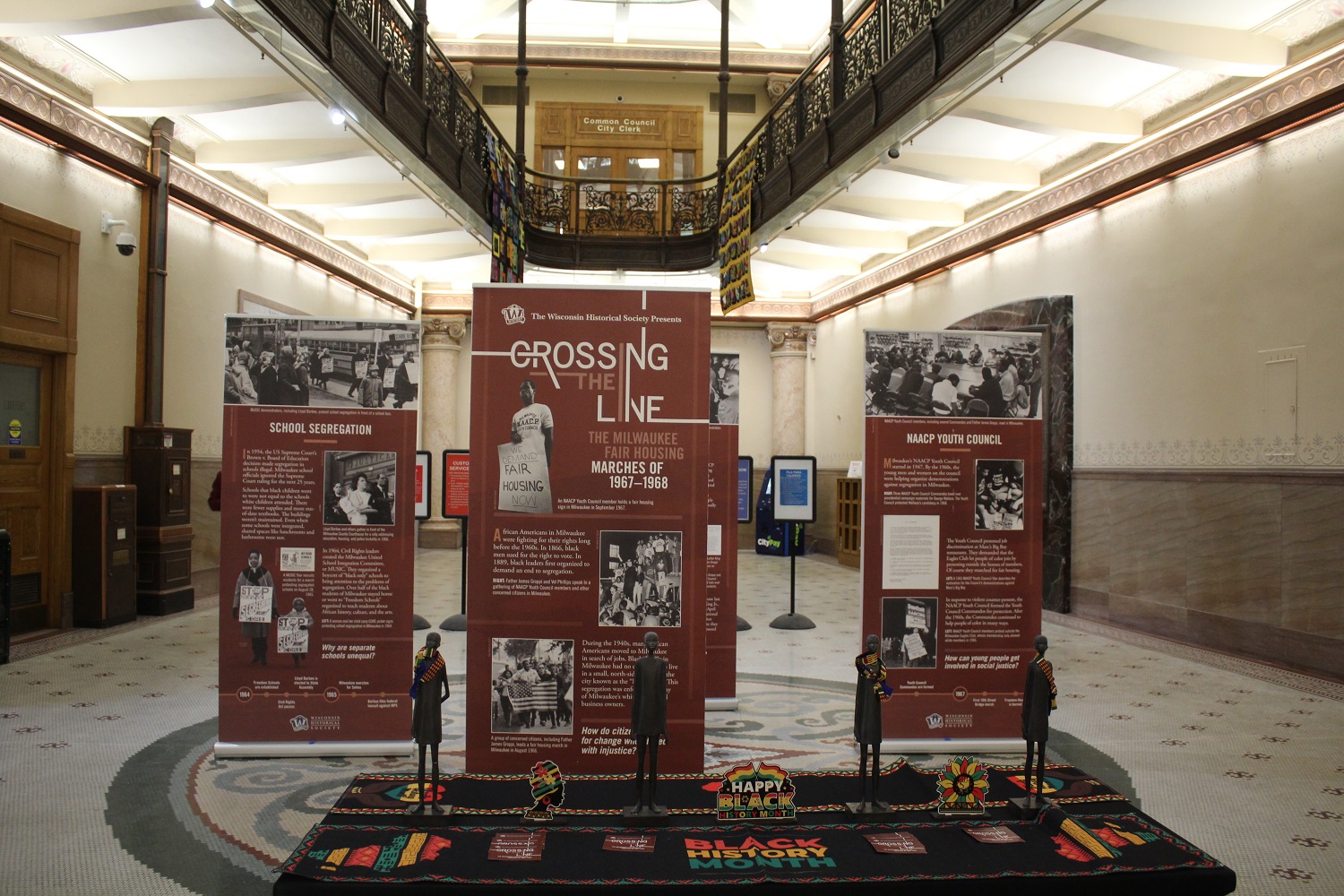 Milwaukee Fair Housing Marches Exhibit Comes to City Hall